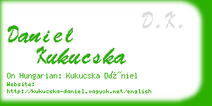 daniel kukucska business card